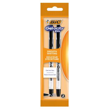 BIC Gel-ocity Stic Black Gel Ink Pen 2pcs - buy, prices for Tavria V - photo 1