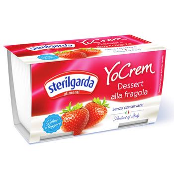 Sterilgarda cream yogurt with strawberries 2pcs*100g