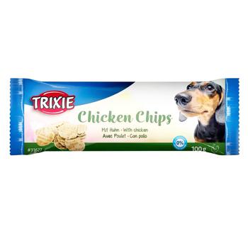 Лакомство Trixie Chicken Chips для собак со вкусом курицы 100г - купить, цены на MasterZoo - фото 1