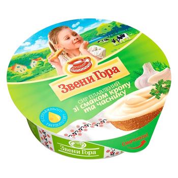 Processed cheese spread Zveni gora with dill and garlic taste 64% 90g plastic cup Ukraine - buy, prices for Tavria V - photo 1