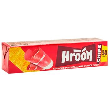Чипси картопляні Hroom зі смаком бекону 50г - купити, ціни на Восторг - фото 5