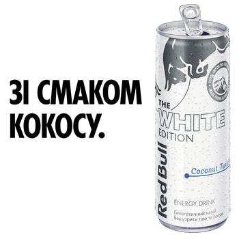 Напій енергетичний Red Bull White Edition зі смаком кокоса 0,25л - купити, ціни на METRO - фото 2