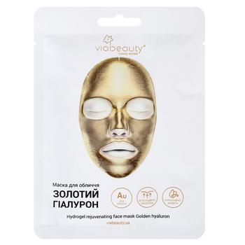 Маска для обличчя Via Beauty Гідрогелева з біо-золотом