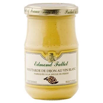 Edmond Fallot Dijon Mustard with White Wine 210g - buy, prices for COSMOS - photo 1