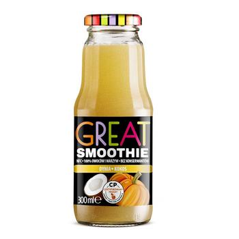 Смузи Great Smoothie тыква, кокос 0,3л - купить, цены на Таврия В - фото 1