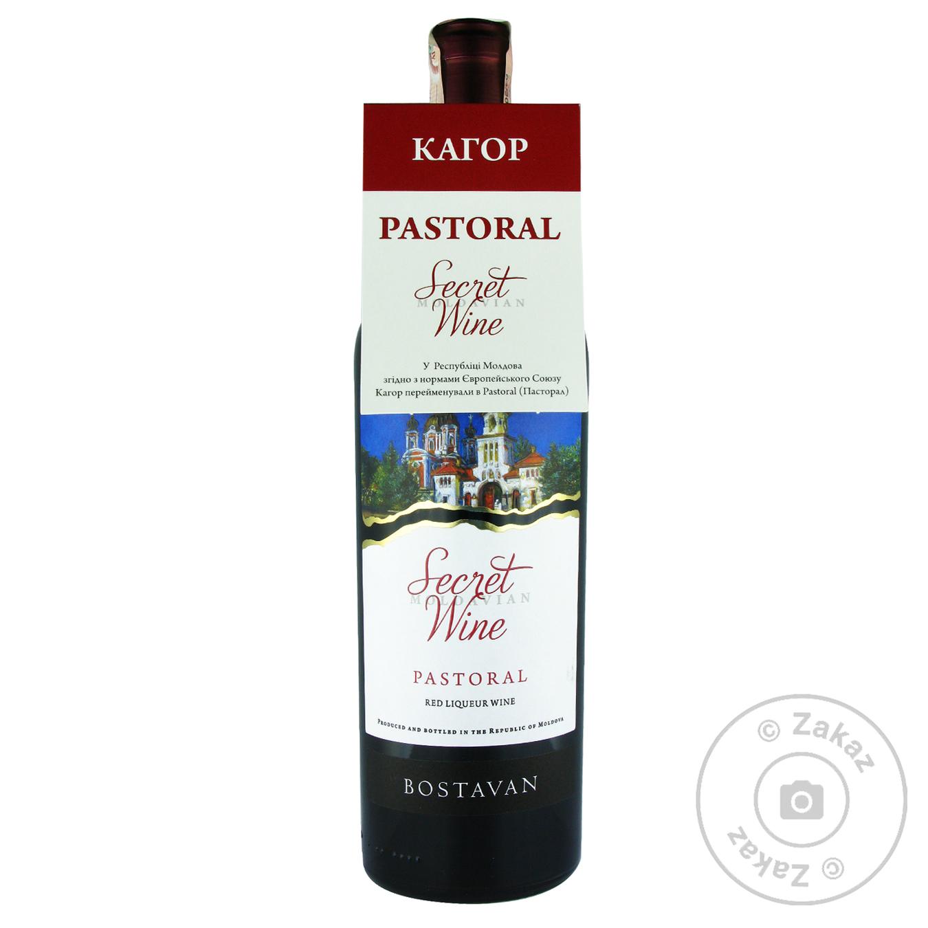 

Вино Bostavan Pastoral крепленое десертное красное 16% 0,75л