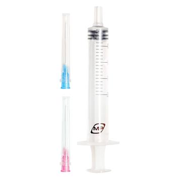 Med Plast 3-component Syringe 2ml 23Gх1 1/4 0.6x32mm and 24Gх1 0.55x25mm - buy, prices for Tavria V - photo 1