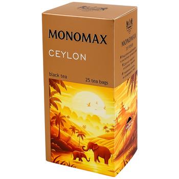 Чай черный Monomax Цейлон 2г*25шт - купить, цены на КОСМОС - фото 1