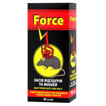 Засіб від щурів та мишей Force 90мл