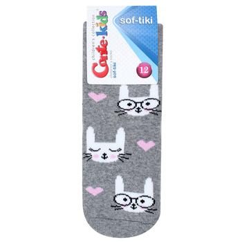 Conte Sof-Tiki Children's Socks s.12 gray 6C-19SP - buy, prices for COSMOS - photo 1