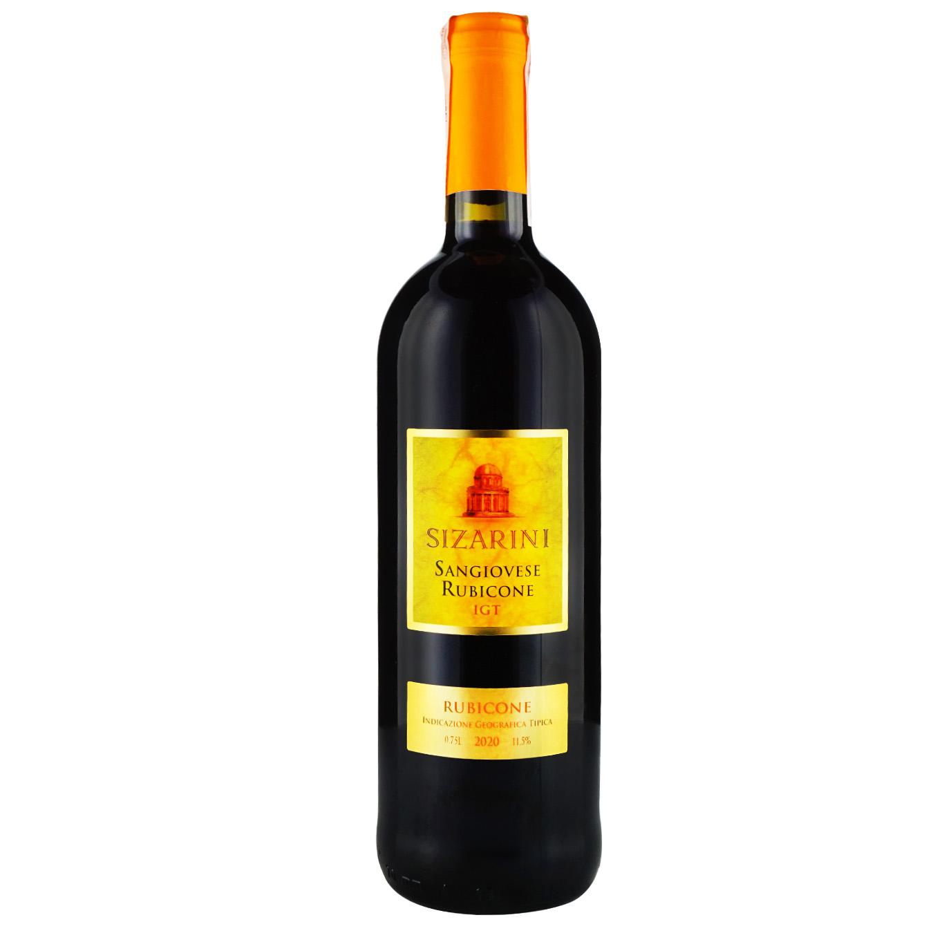 

Вино Sizarini Sangiovese Rubicone IGT сухое красное 11.5% 0,75л