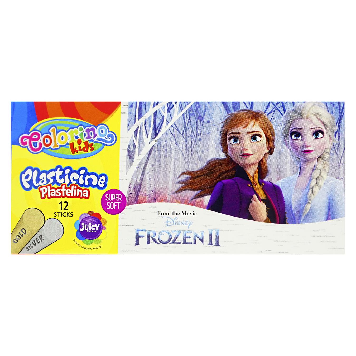 

Пластилин Colorino Frozen II 12 цветов 12шт