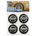TerraPlus Nissan Label Sticker for Hubcaps and Rims 60mm
