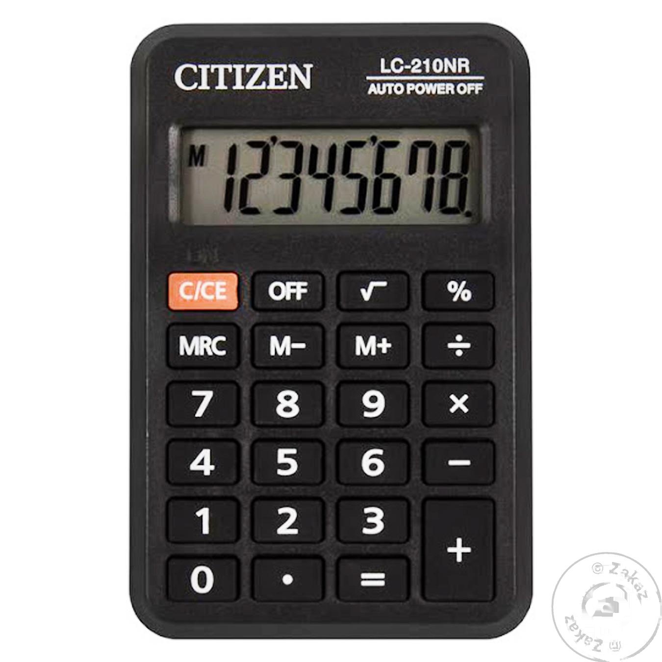 

Калькулятор Citizen LC-210 карманный