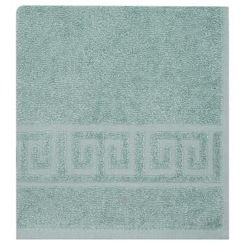 Home Line Border Turquoise Terry Towel 40x70cm