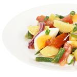 Salad with Potatoes and Smoked Salmon