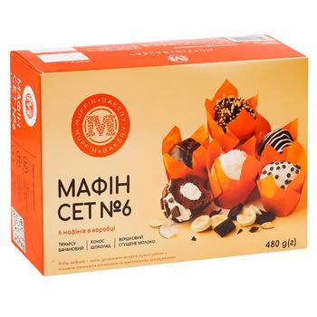 Muffin+Bakery Muffin Set #6 6pcs*80g - buy, prices for - photo 3