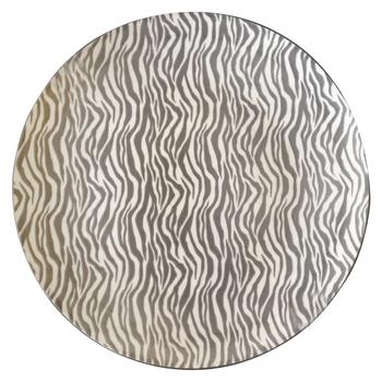 Vittora Gray Leaves Dining Plate 260mm - buy, prices for Tavria V - photo 1