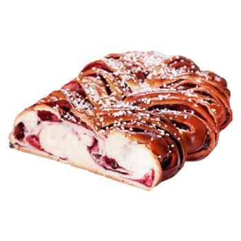 Strawberry Zavyvanets Bun - buy, prices for NOVUS - photo 1