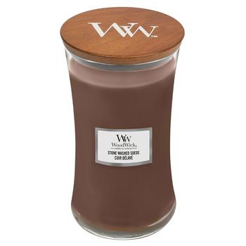 WoodWick Stone Washed Suede Scented Candle 609g - buy, prices for - photo 3