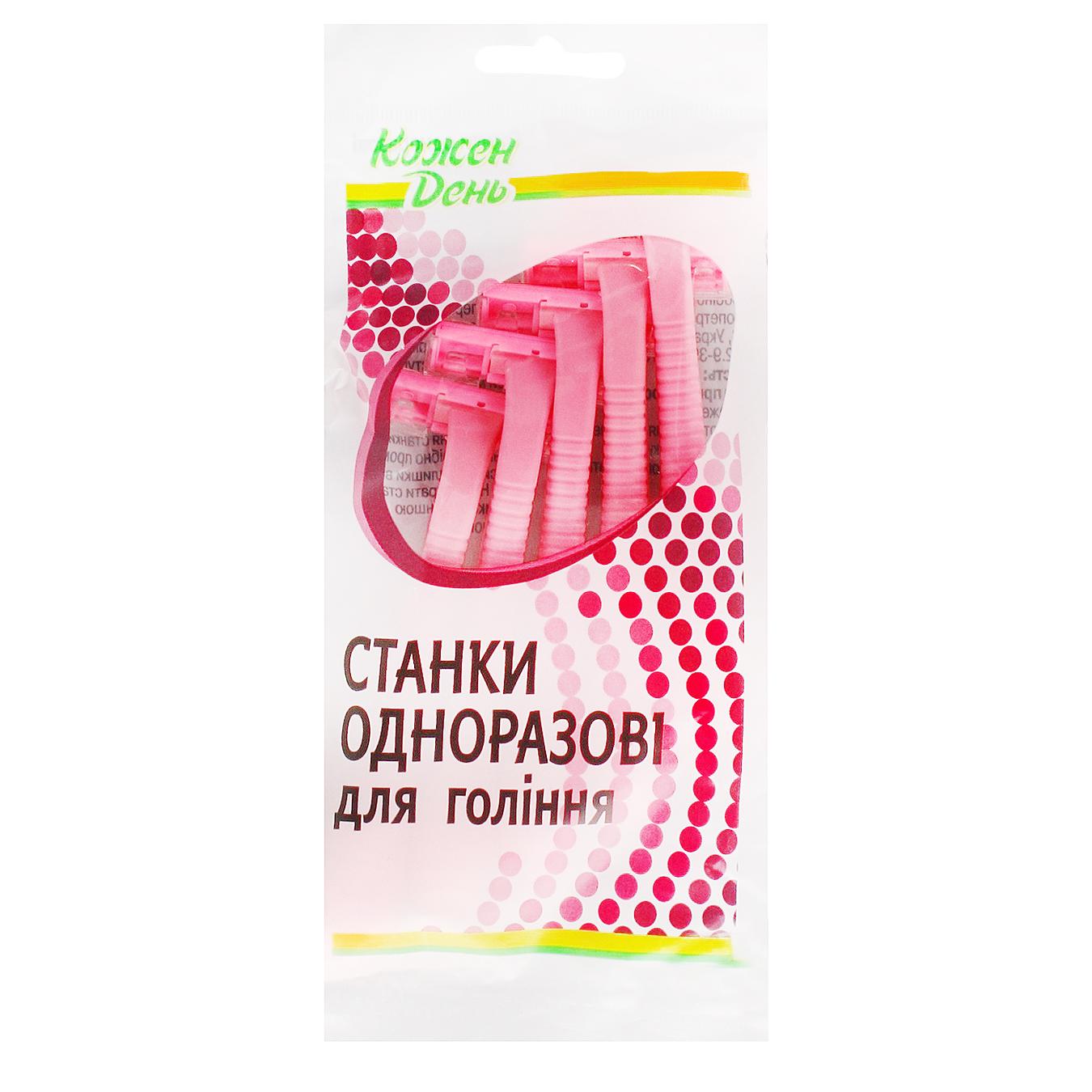 

Станки для бритья Каждый День одноразовые 5шт
