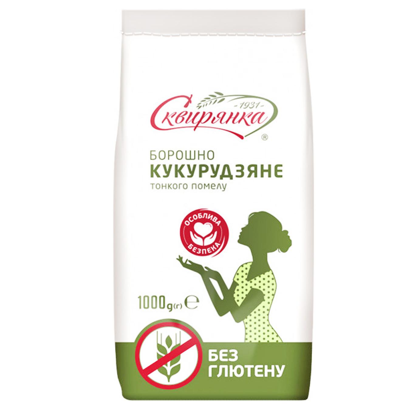 

Мука кукурузная Сквирянка тонкого помола без глютена 1кг
