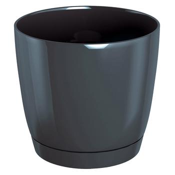 Prosperplast Coubi Round Graphite Flower Pot 21cm - buy, prices for Tavria V - photo 1