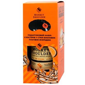 Виски Monkey Shoulder 40% 0,7л + костеры - купить, цены на WINETIME - фото 2