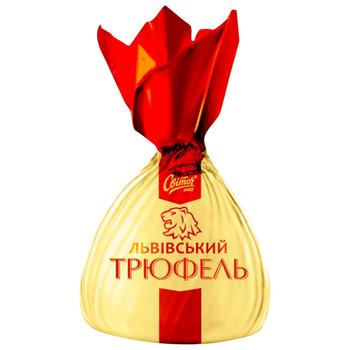 Конфеты СВІТОЧ® Львовский трюфель с какао-начинкой и вафельной крошкой