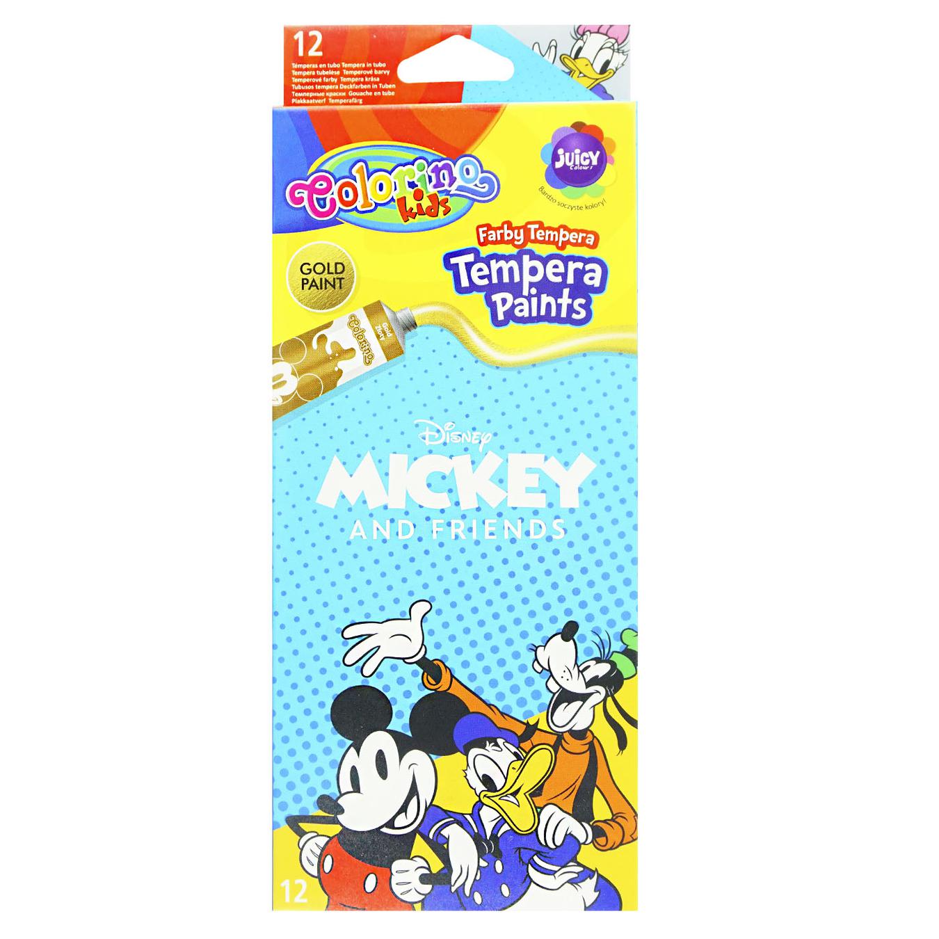 

Краски Colorino Mickey масляные 12шт