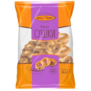 Сушки Київхліб Малютка 340г - купити, ціни на Ашан - фото 1