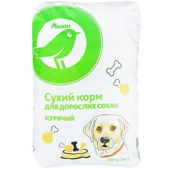 Auchan Dry Food with Chicken for Dogs 10kg - buy, prices for Auchan - photo 1