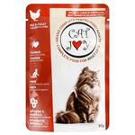Cat Joy Wet Food with Chicken and Liver for Adult Cats 85g