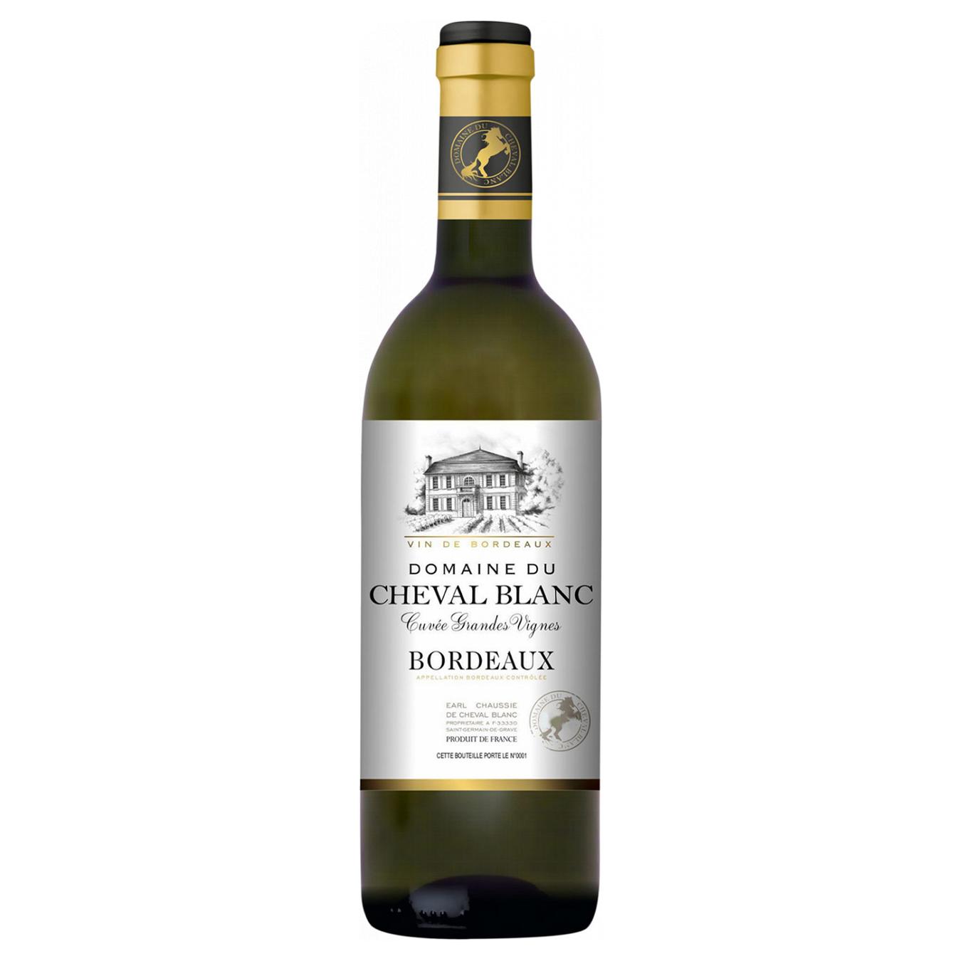 

Вино Domaine Du Cheval Blanc Bordeaux сухое белое 0,75л