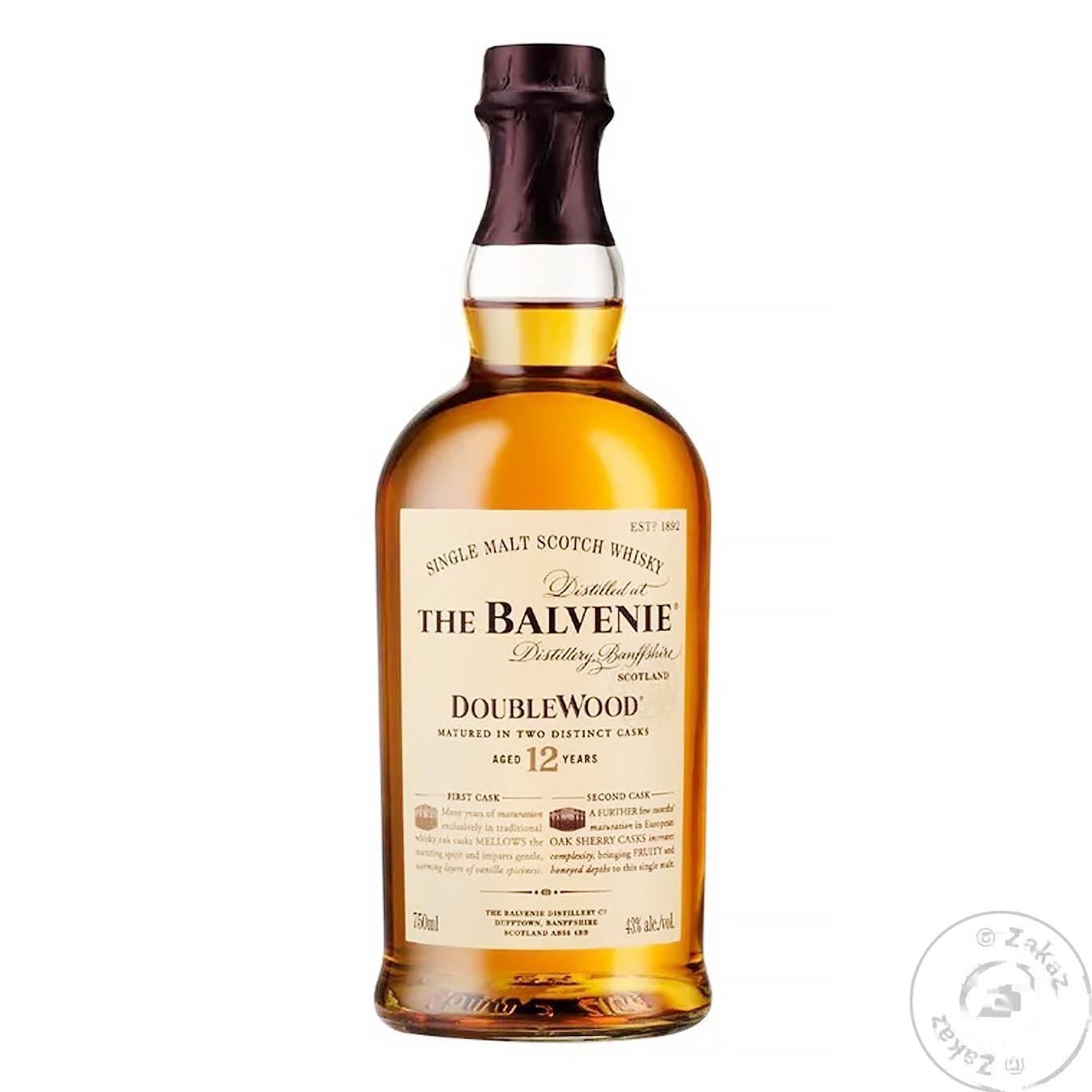 

Виски Balvenie Double Wood 12 лет 40% 0.7л
