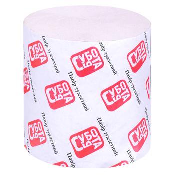 Subbota 1-ply Toilet Paper 1pcs   - buy, prices for COSMOS - photo 1