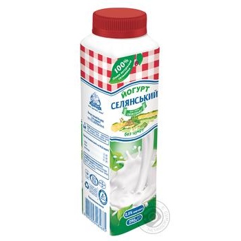Selyanske sugar free yogurt 2.5% 290g - buy, prices for MegaMarket - photo 1