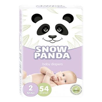 Подгузники Snow Panda 2 Mini 3-6кг 54шт - купить, цены на - фото 1