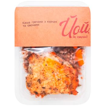 Каша Winetime гречана з курчам та овочами 350г