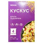 Кус-кус Novus пшеничний порційний 4х100г