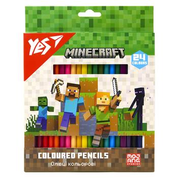 Yes Minecraft Heroes Colored Pencils 24pcs - buy, prices for Auchan - photo 1