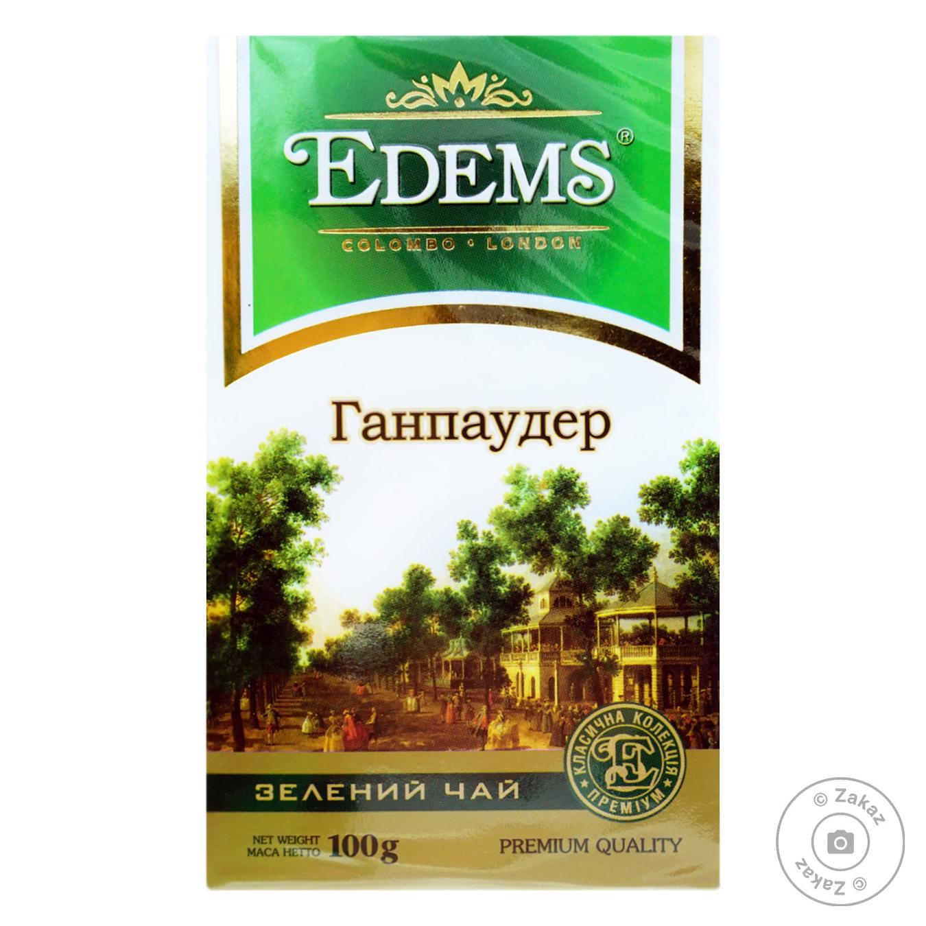 

Чай зеленый Edems Ганпаудер 100г