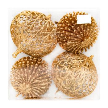 Jumi Christmas Bubbles 10cm 4pcs - buy, prices for ULTRAMARKET - photo 2