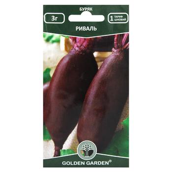 Golden Garden Rival Beetroot Seeds 3g - buy, prices for MegaMarket - photo 1