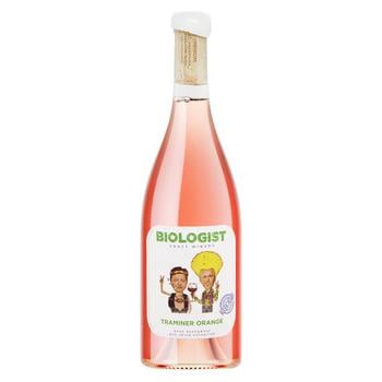 Вино Biologist Traminer Orange рожеве сухе 13% 0,75л