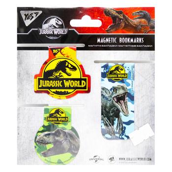 Закладки магнитные YES Jurassic World 3 - купить, цены на КОСМОС - фото 1