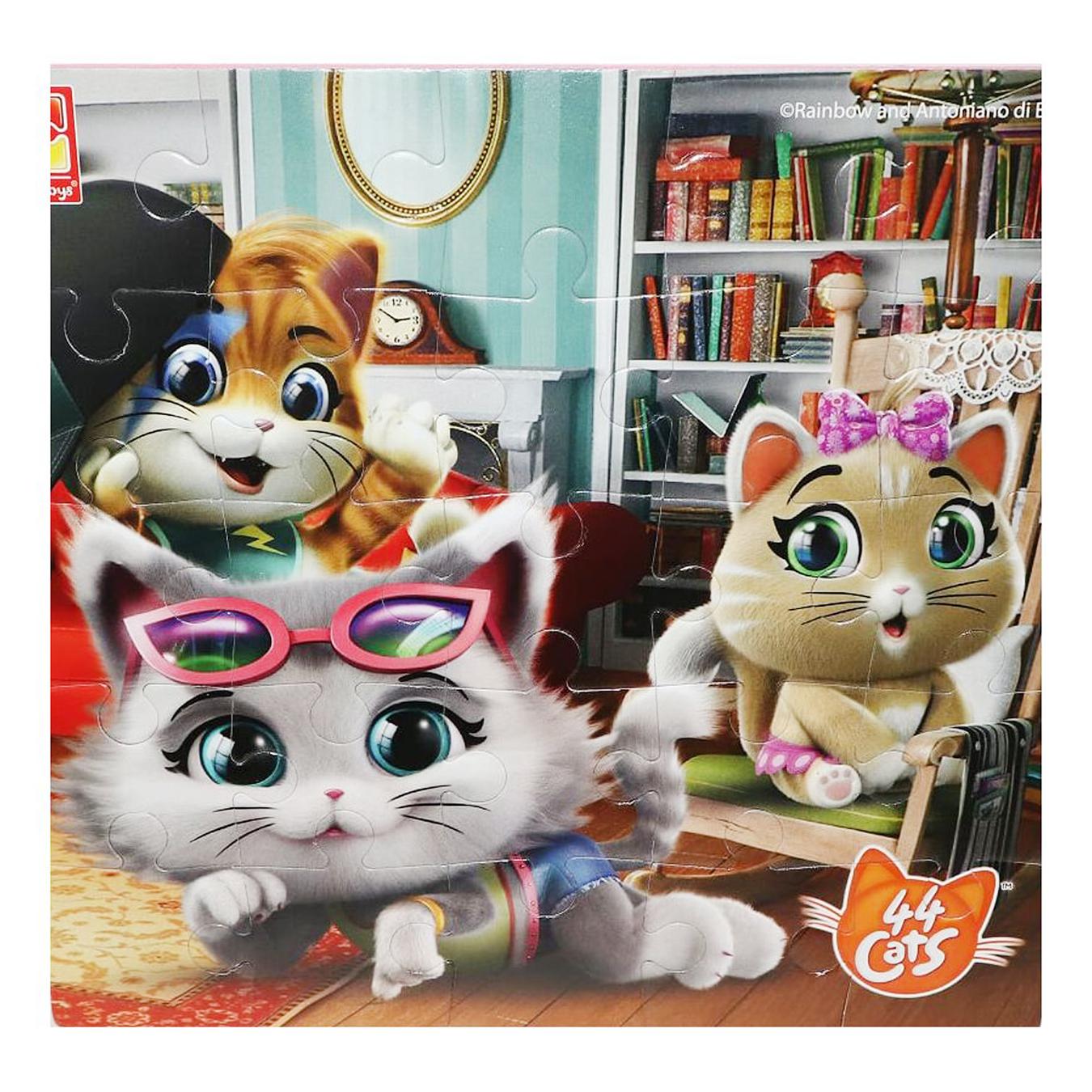 

Игра настольная Vladi Toys Котята мягкие пазлы А4