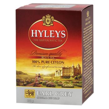 Чай черный Hyleys Earl Grey крупнолистовой 100г