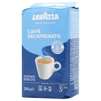 Кофе Lavazza Decaffeinato без кофеина молотый 250г - купить, цены на МегаМаркет - фото 1