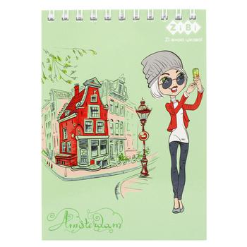 ZiBi Kids Line Pretty GirlsI Notebook on Spring with Cardboard Cover A6 40 Sheets - buy, prices for Auchan - photo 6